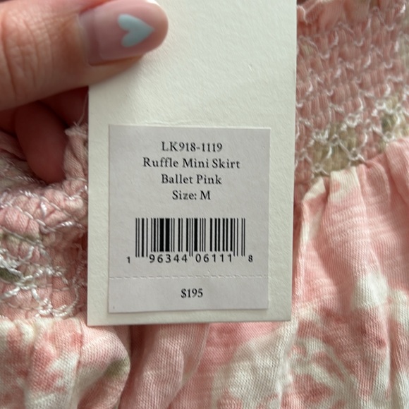 LoveShackFancy Ruffle Mini Skirt M - Picture 6 of 6